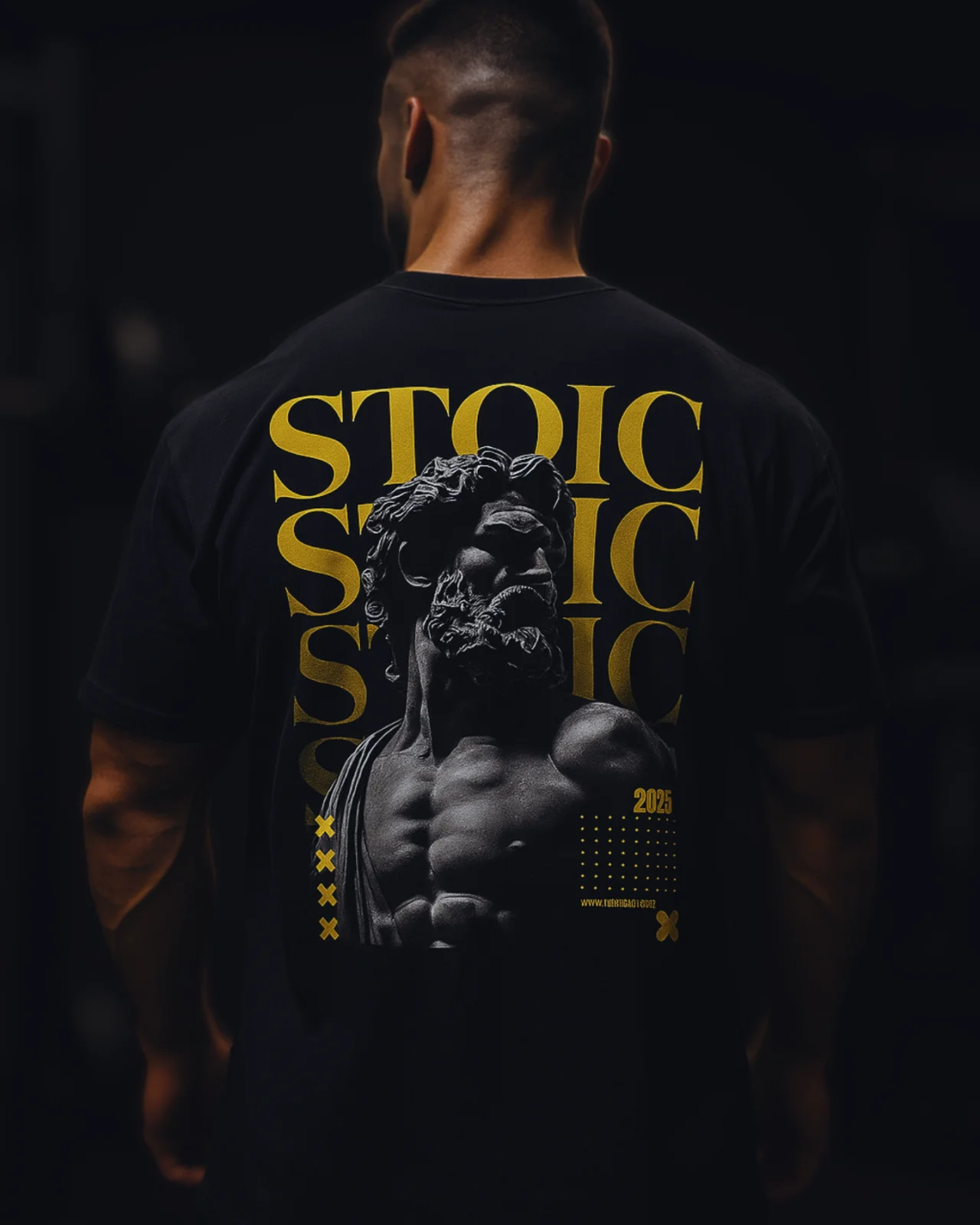 Playera Oversize Stoic Life — fotografía 3