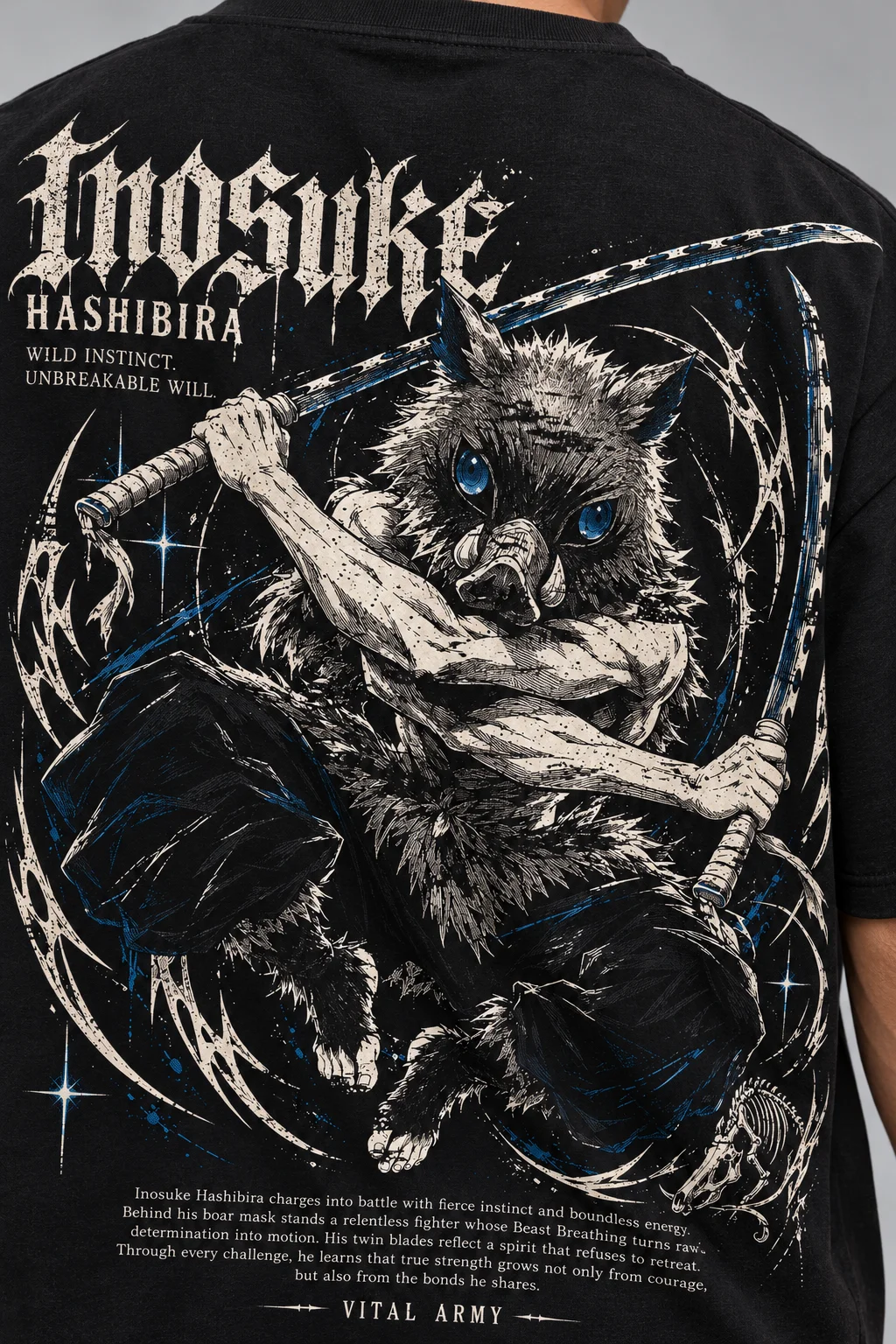 Playera Oversize Inosuke Limitada 2026 — fotografía 2