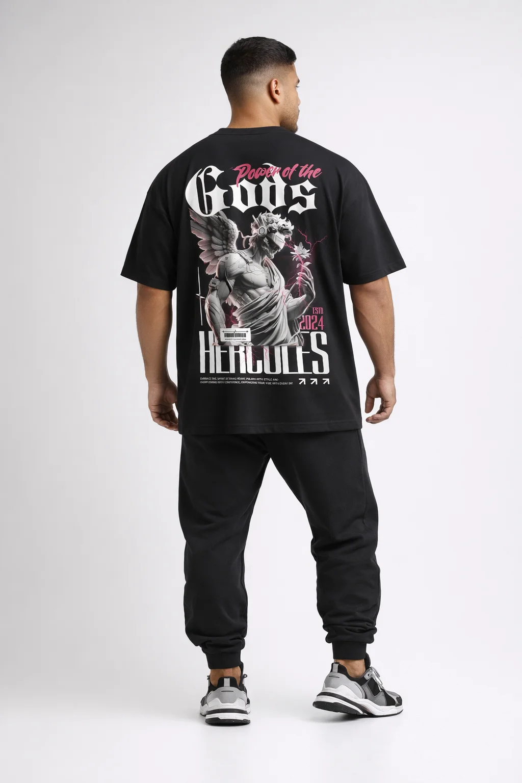 Playera Oversize Power Of Gods Hércules — fotografía 3