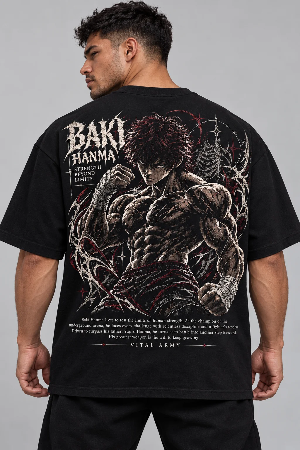 Playera Oversize Baki Limitada 2026 — fotografía 1
