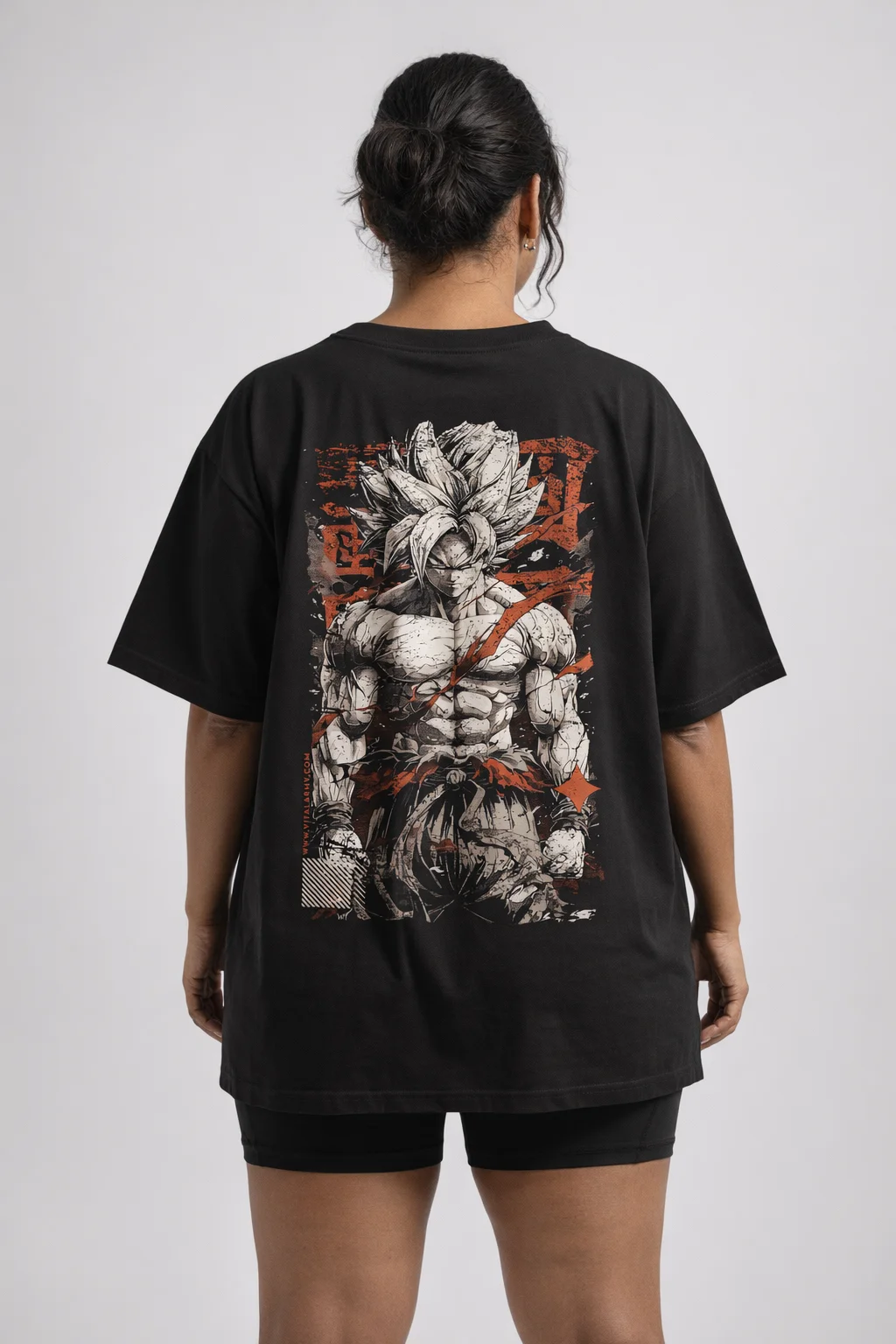 Playera Oversize Dragon Ball Goku Power — fotografía 1