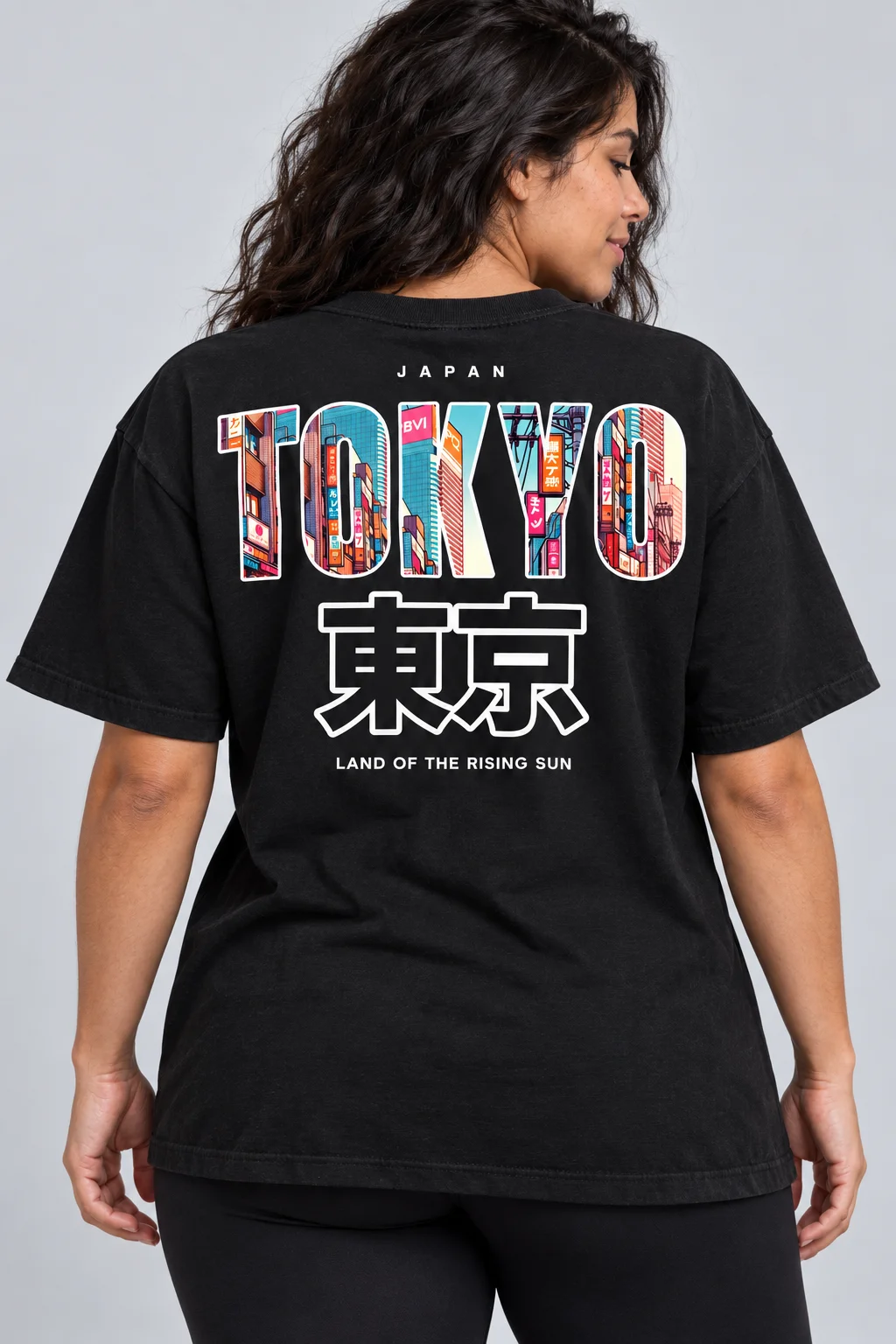 Playera Oversize Tokyo Japan — fotografía 1
