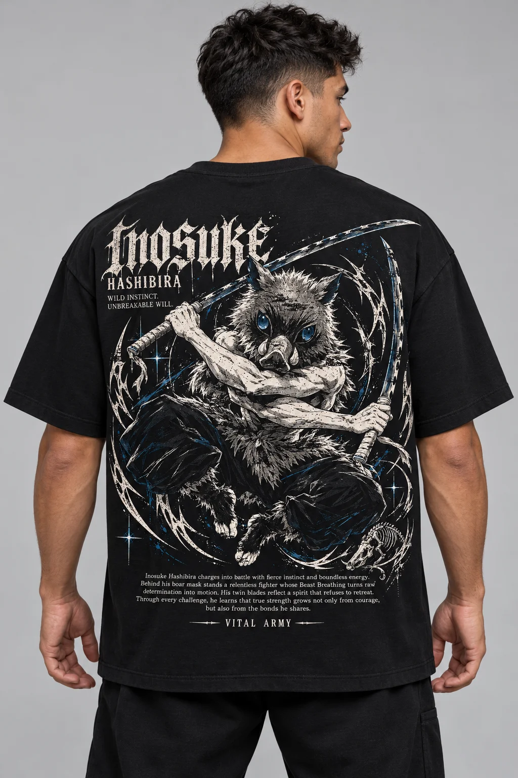 Playera Oversize Inosuke Limitada 2026 — fotografía 1