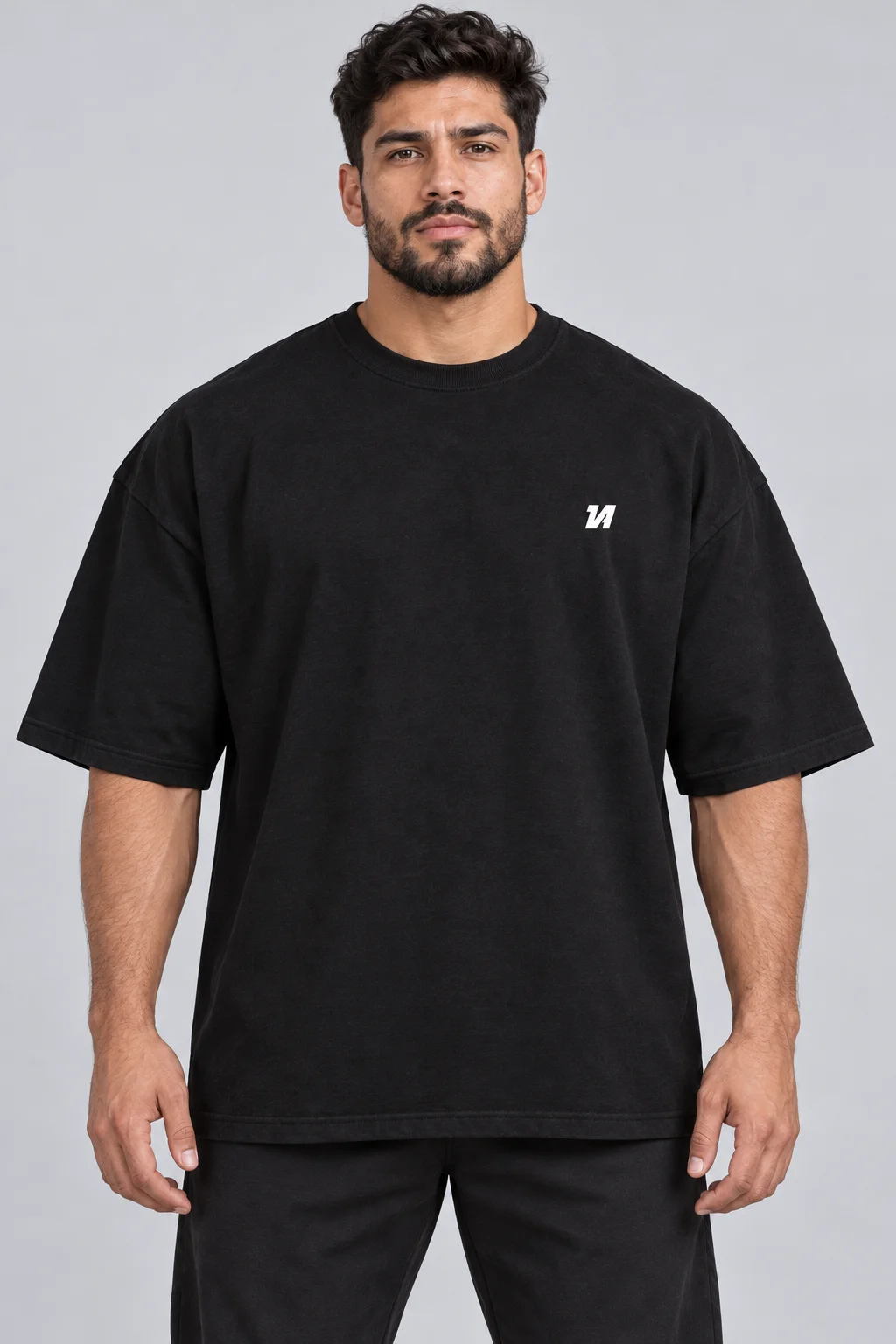 Playera Oversize Train Hard Muscle — fotografía 2