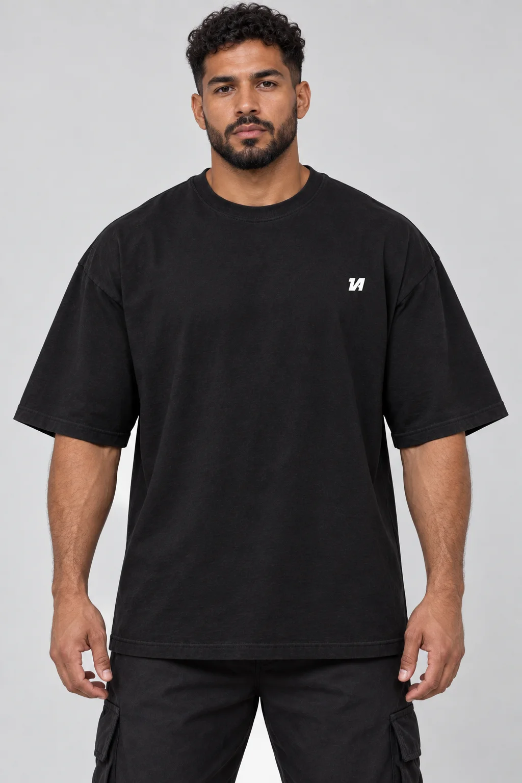 Playera Oversize Fear No Evil — fotografía 2