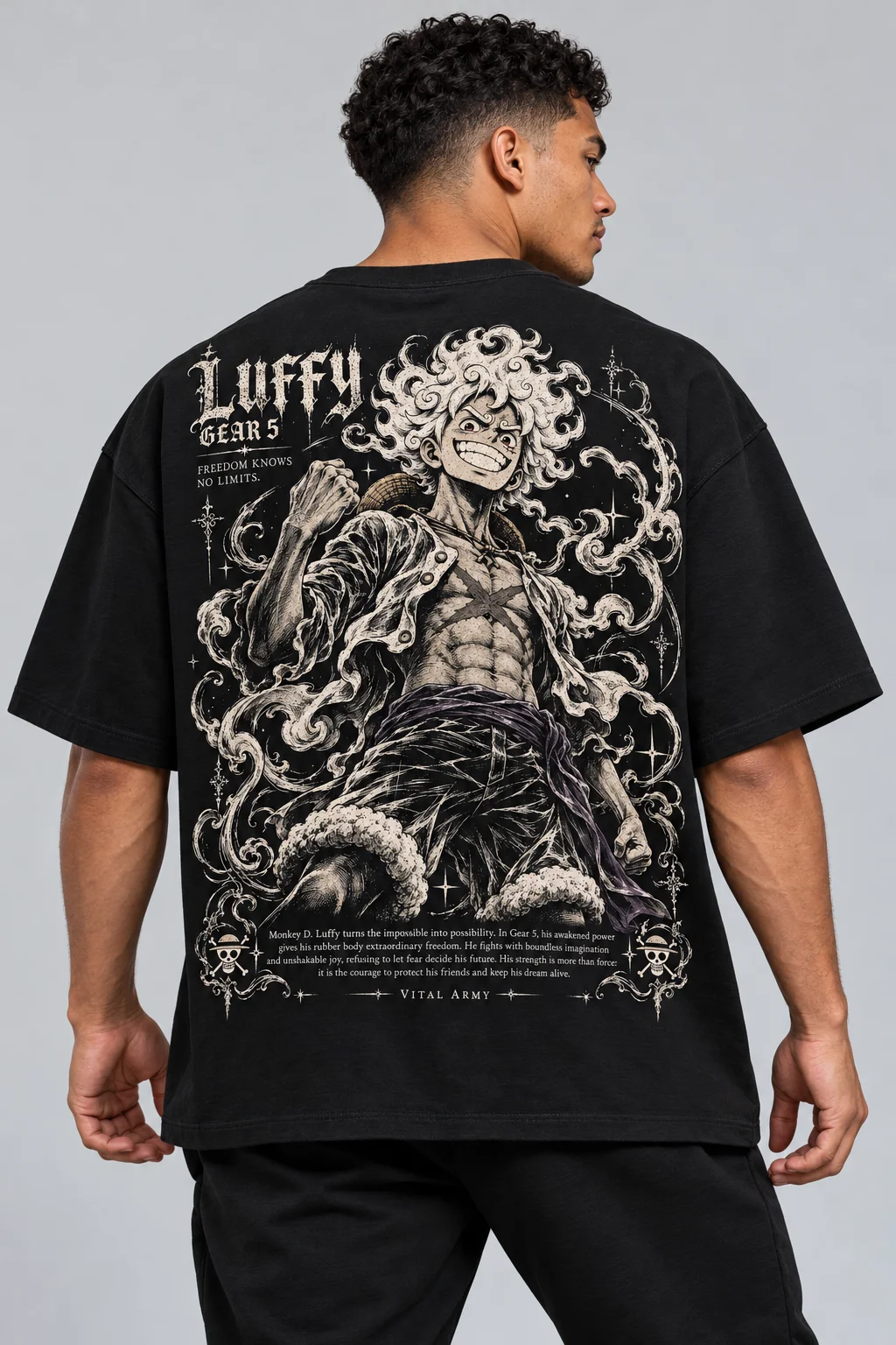 Playera Oversize Luffy Gear 5 Limitada 2026 — fotografía 1