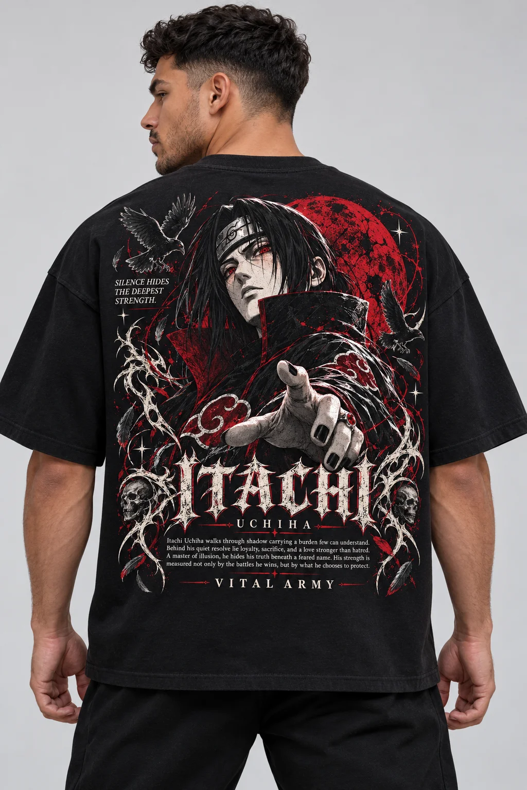 Playera Oversize Itachi Limitada 2026 — fotografía 1