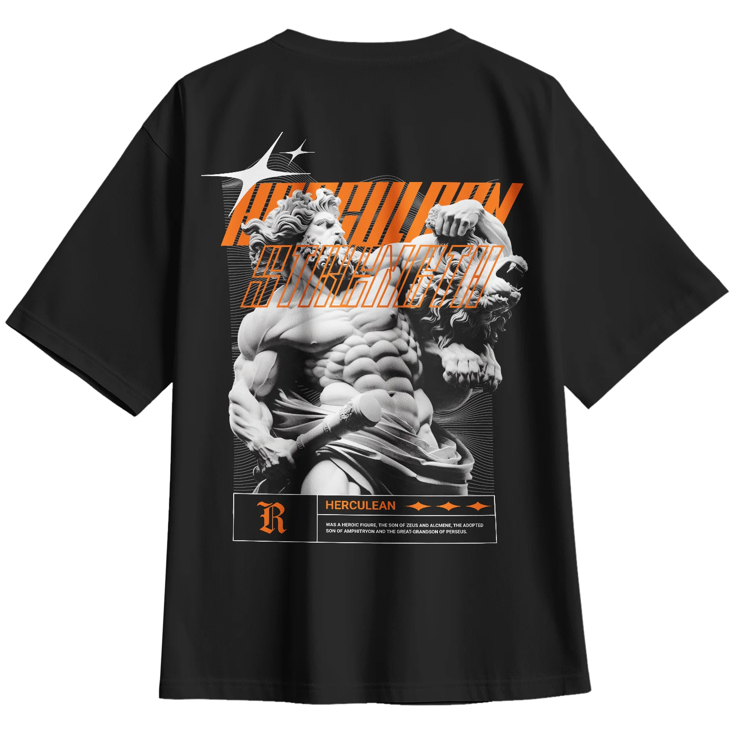 Playera Oversize Hércules Stoic — fotografía 2