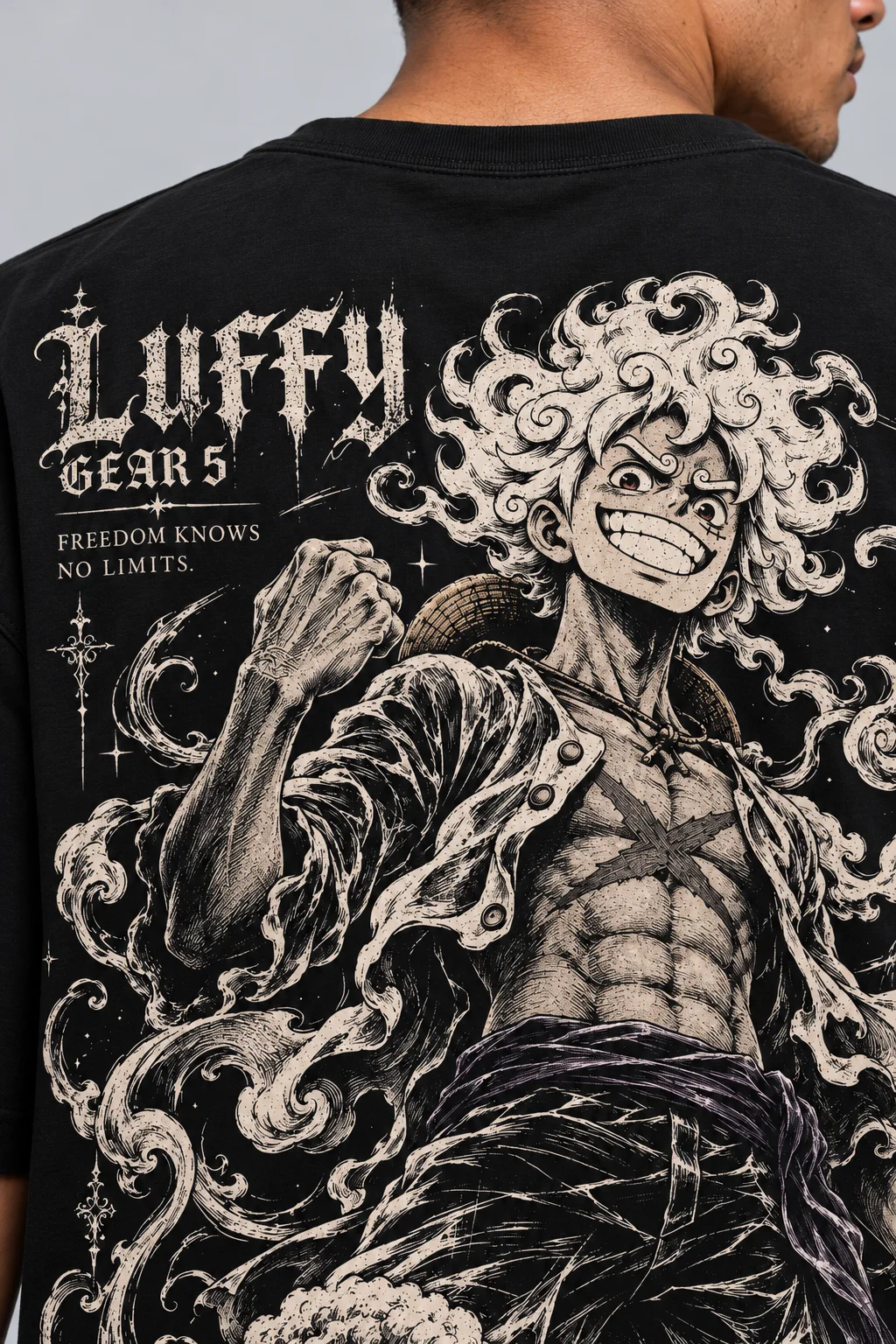 Playera Oversize Luffy Gear 5 Limitada 2026 — fotografía 2
