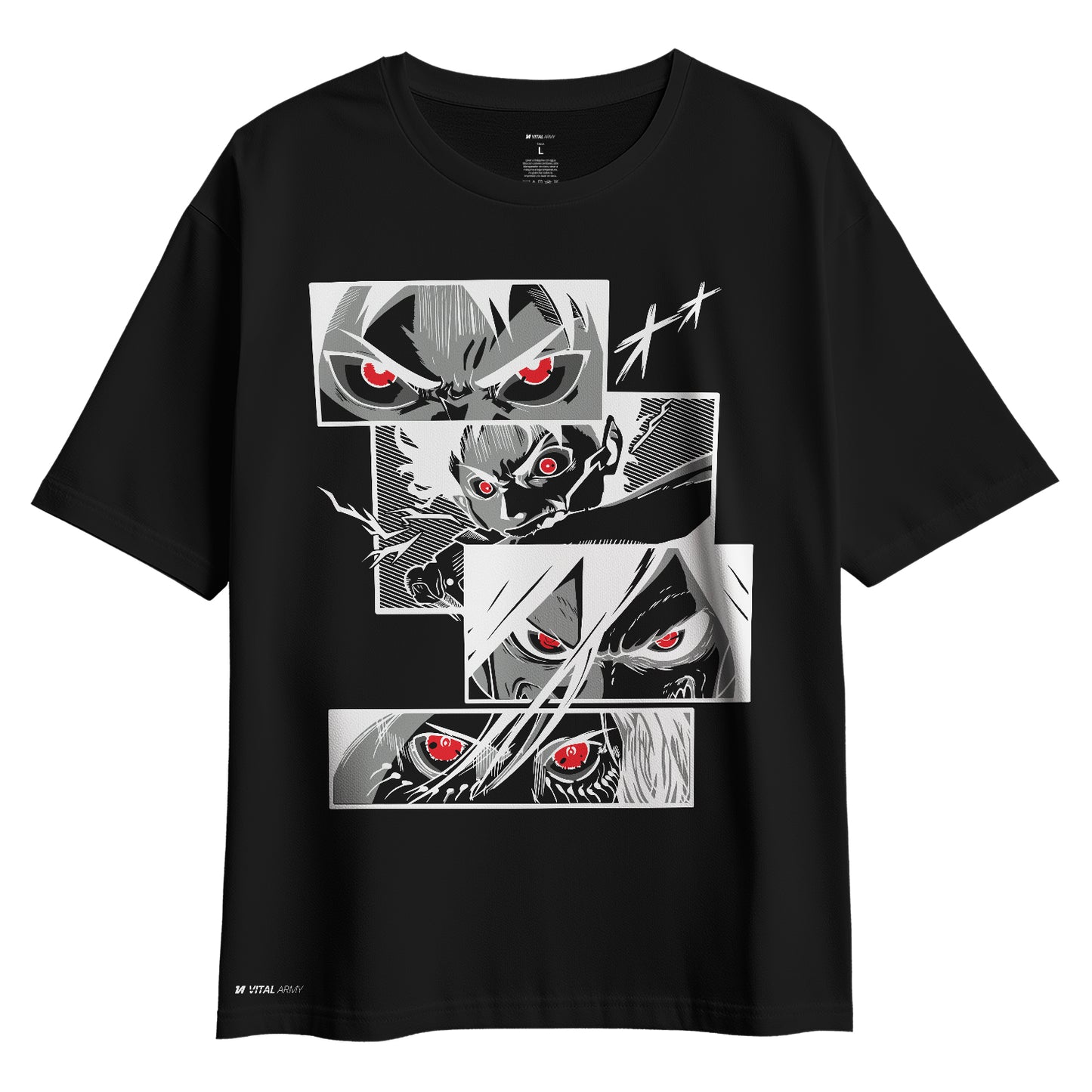 Playera oversize Attack on Titan Main