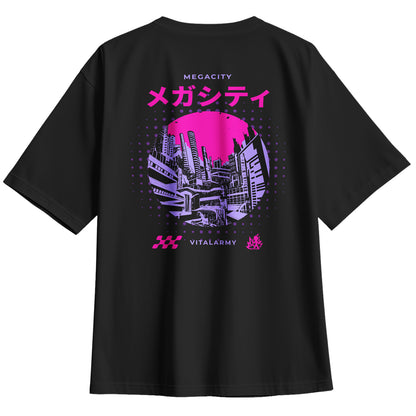 Playera Oversize Megacity Tokio Japón