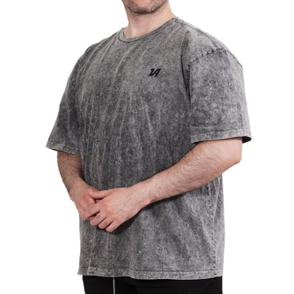 Playera Oversize Basics Silver Wash