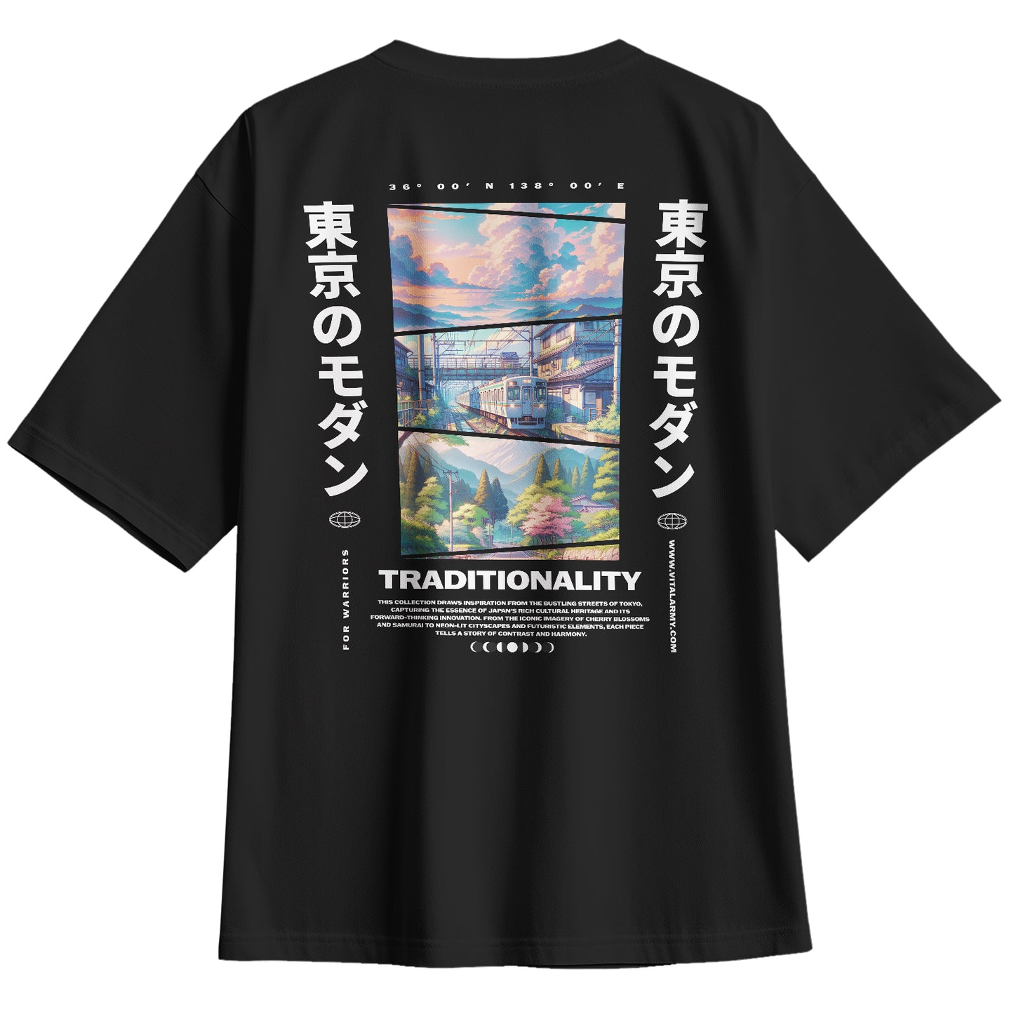 Playera Oversize Tradición Japón Edición 2025